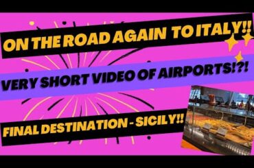 ACROSS THE POND AGAIN!!  STANLEY TUCCI, WATCH OUT! WE'RE HEADED TO ITALY TO EAT PIZZA & DRINK WINE!