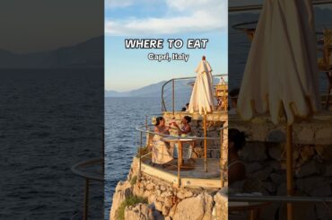 5 TOP RESTAURANTS IN CAPRI, ITALY!