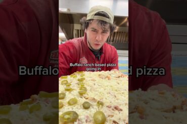 BUFFALO AND RANCHED BASED PIZZA?!?!? #food #viral #youtube #shorts #cooking #viralshort #youtuber