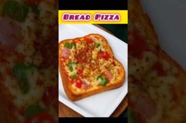 Bread Pizza Without Oven | Tawa Bread Pizza Recipe. #shorts#ytshorts#food#breadpizza#pizza#tawapizza