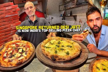 500+ Neapolitan Pizzas | Italian x Indian Street Food Dharmendra Ji Ke Sourdough Pesto Quattro Pizza