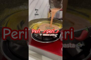 Peri peri chicken pasta|pasta recipe|red sauce pasta |#recipe #pasta #shorts
