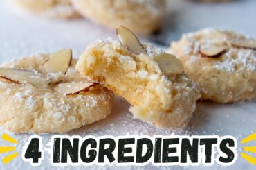 Best Italian Almond Cookies Recipe | Soft, Chewy & Flourless