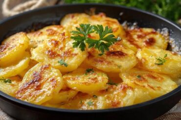 I learned this recipe in Northern Italy! Pan-fried Savoyard potatoes. A simple & delicious dinner!