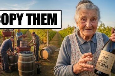HOW ITALIANS MAKE WINE WITHOUT YEAST AND SUGAR
