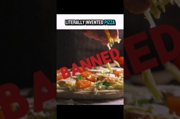 why was pizza illegal in italy?