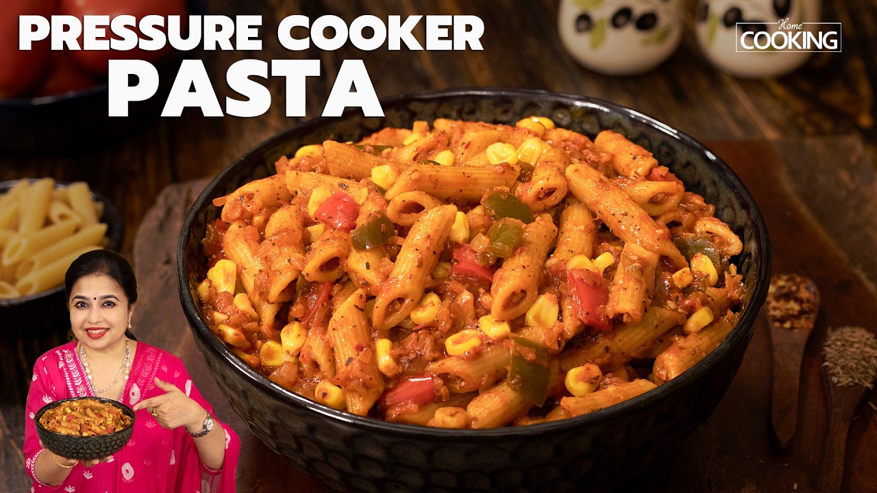 Pressure Cooker Pasta | One-Pot Penne Pasta Recipe | Quick Kids Lunchbox Idea Pressure Cooker Pasta | One-Pot Penne Pasta Recipe | Quick Kids Lunchbox Idea