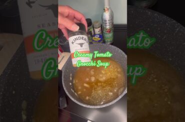 Creamy Tomato Gnocchi Soup #cooking #food #shortvideo #soup #easyrecipe