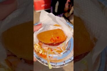 Street vs brand burger comparison |food challenge |#food #streetfood #foodchallenge