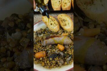 A Warming Winter Bowl of Italian Lentils