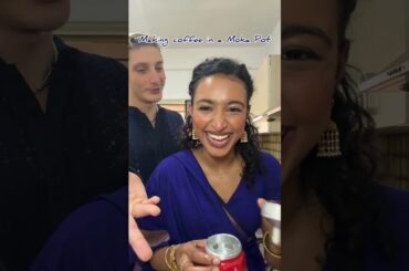 Making Italian coffee