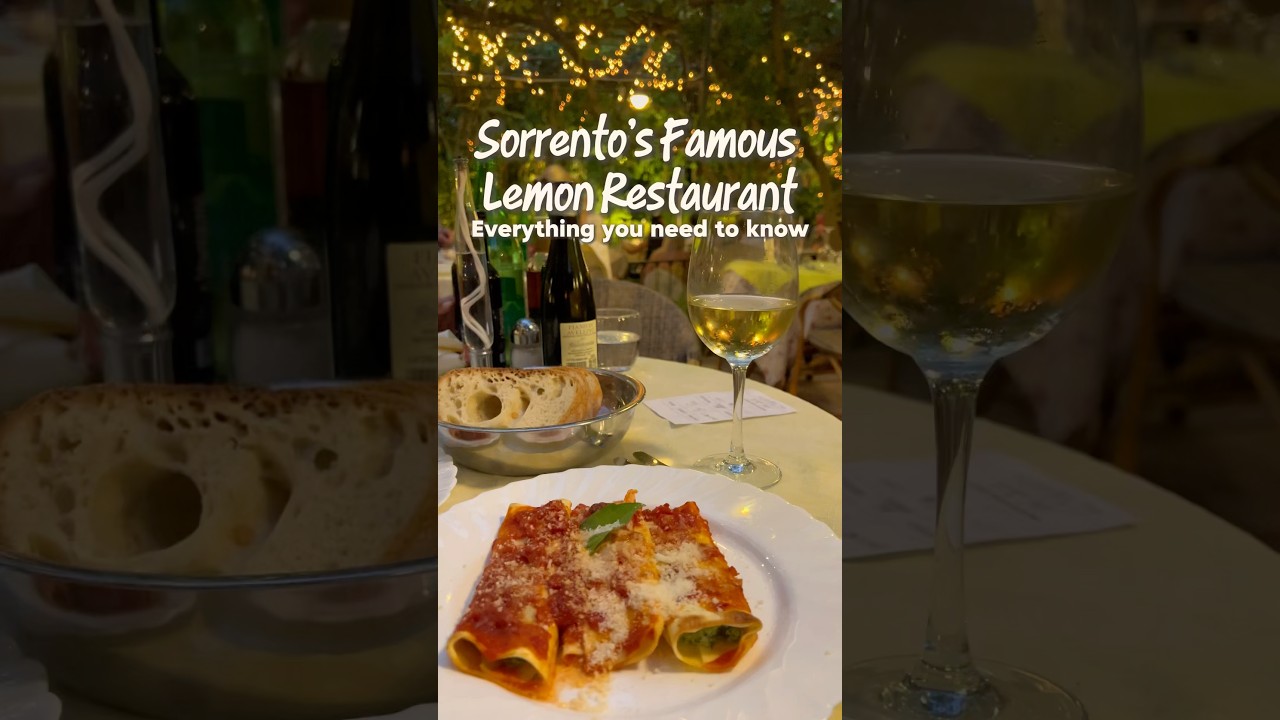 Everything you need to know about Sorrento’s famous lemon restaurant #travel #food #sorrento #italy Everything you need to know about Sorrento’s famous lemon restaurant #travel #food #sorrento #italy