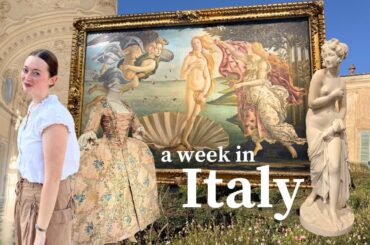 A Romantic Week in Italy! Art, gardens, food, and sights. (VLOG)