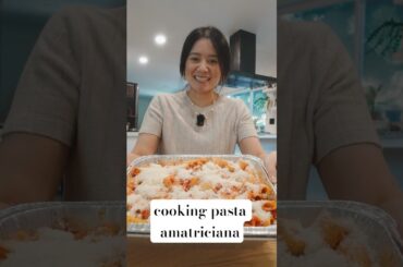 Cooking Pasta Amatriciana (Guanciale!)