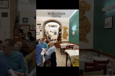 My experience eating at an Osteria in Rome