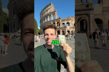 Can I Spend ONLY $20 in Rome, Italy?