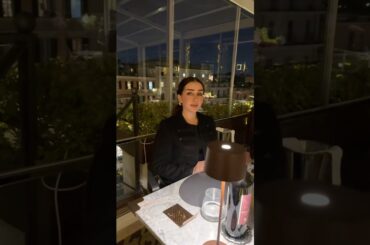 Dinner at Aroma with Colosseum View.   #travel #colosseum#aromarestaurant #rome