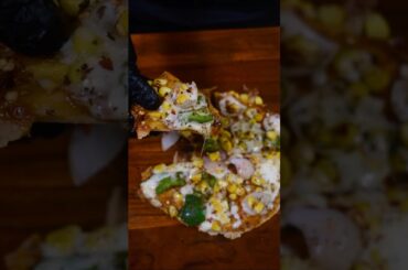 Crispy Paratha Pizza | #cooking #asmr #shorts