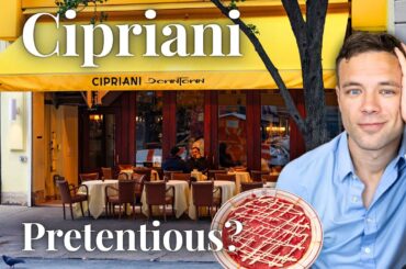 Eating at Cipriani Downtown. PRETENTIOUS Celebrity Hot Spot?