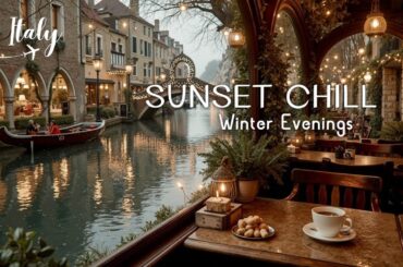 Italian Music for Romantic Winter Evenings - Relaxing Sounds ~ Perfect Italy Coffee Shop Ambiance