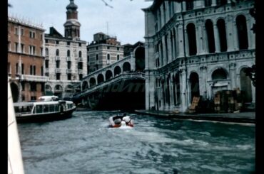 8mm - Italy - vaporeto tour - Venice - 1971