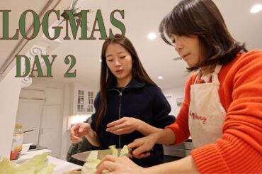 VLOGMAS DAY 2| Cooking with mom, spending time in Jersey!