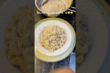 White Sauce Pasta Tasty Recipe #aesthetic #recipe #pasta #trending #ytshorts