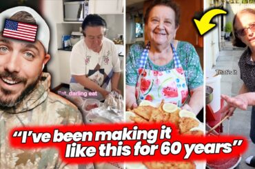 American Reacts to European Grandmas Cooking Authentic Food