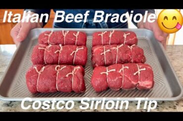 Costco Sirloin Tip / Costco 2025  / Costco Beef / BRACIOLE Recipe / ASMR Cooking