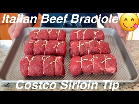 Costco Sirloin Tip / Costco 2025 / Costco Beef / BRACIOLE Recipe / ASMR Cooking Costco Sirloin Tip / Costco 2025 / Costco Beef / BRACIOLE Recipe / ASMR Cooking