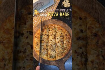 Lazy Garlic Bread Using Pizza Base #garlic #garlicbread #recipe