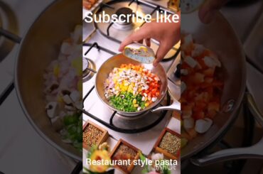 restaurant style pasta #recipe #cooking #food #easyrecipe #easyrecipe