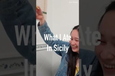 Everything I Ate On A Day Out In Sicily #italy #whatieatinaday #travel