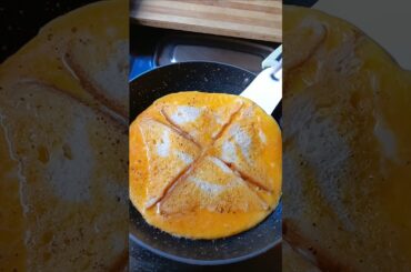Bread pizza omelette #shorts