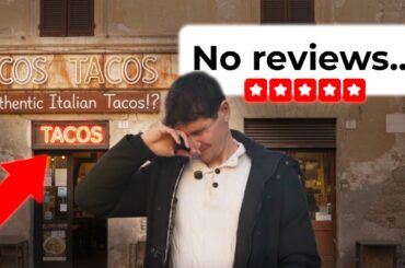 Trying ZERO Review Restaurants in Italy