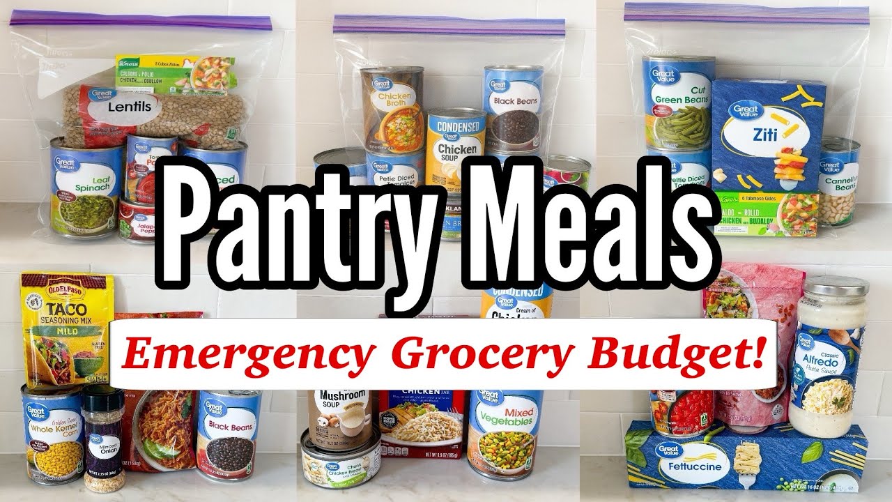 Pantry Dinners for HARD TIMES | EMERGENCY Grocery Budget & SHELF-STABLE Recipes | Julia Pacheco Pantry Dinners for HARD TIMES | EMERGENCY Grocery Budget & SHELF-STABLE Recipes | Julia Pacheco