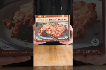 Trying Trader Joe’s Lasagna #traderjoes #traderjoesfinds #foodreview #lasagna #traderjoesmusthaves