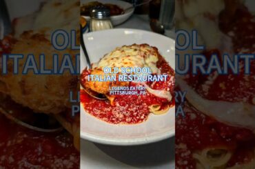 Eating at Old School Italian Restaurant Legends Eatery in North Side Pittsburgh