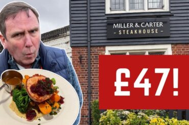 I Review MILLER & CARTER'S CHRISTMAS DINNER! I Was Very Surprised!