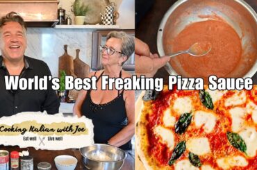 The World's Best Freaking Pizza Sauce You Will Make! Cooking Italian with Joe