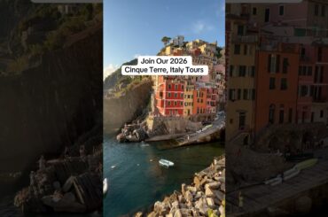For 10+ years, I’ve been hosting boutique Cinque Terre tours. In 2026, I’ll be hosting five! #italy