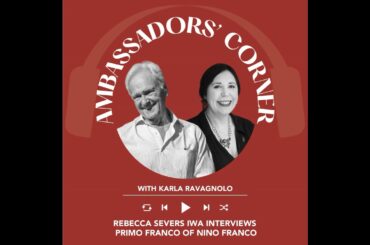Ep. 2290 Rebecca Severs IWA interviews Primo Franco of Nino Franco winery | Clubhouse Ambassadors...