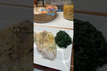 He earned this meal the hard way #couple #cooking #appreciation