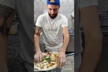 Indian Pizza in an Italian Restaurant #naples #napoli #pizza #italy #30shortsto100k