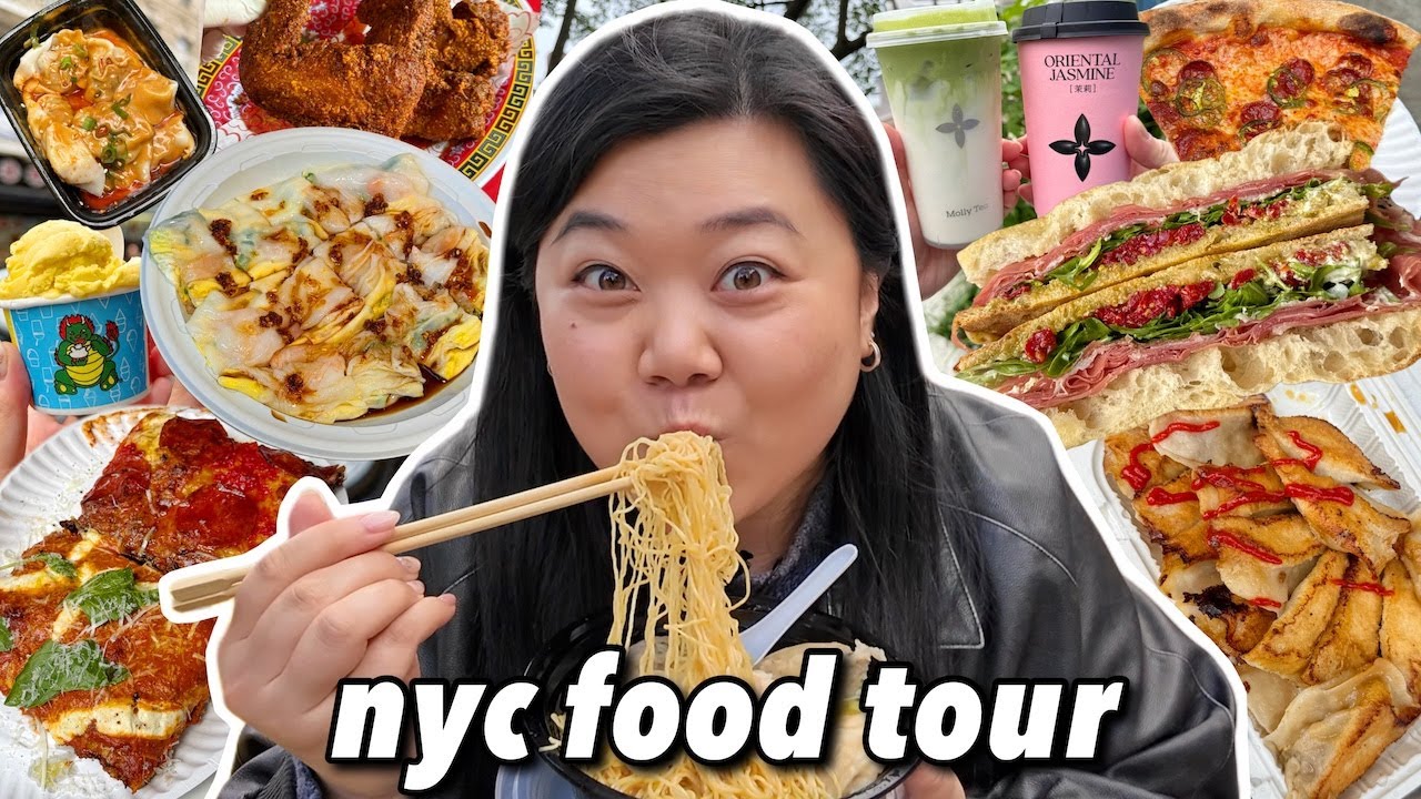 What to Eat in NEW YORK CITY! NYC Food Tour Part 1 (pizza, bagels, boba, ayce omakase & more) What to Eat in NEW YORK CITY! NYC Food Tour Part 1 (pizza, bagels, boba, ayce omakase & more)