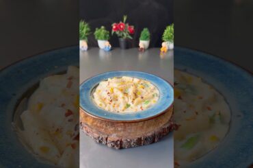 Instant White Sauce Pasta Recipe #recipe #pasta #shorts #whitesaucepasta