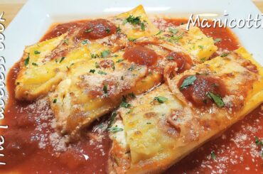Manicotti, perfect Italian food!