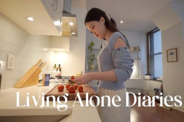Living Alone Diaries | What I Eat in a Day (simple & easy meals to cook)