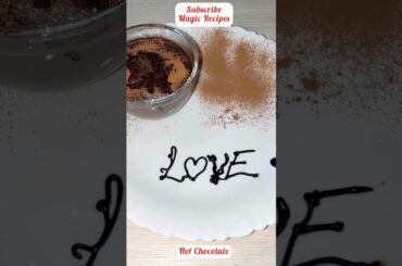 Italian Hot Chocolate #shorts #ytshorts #magicrecipes #winterrecipe Recipe given in Description box