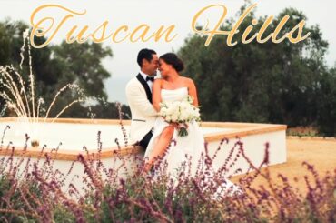 Tuscan Hills Wedding Teaser | Golden Hour Glow on Italian Terraces | Agape Films